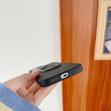 Husa protectie Flippy compatibila cu Apple iPhone 13 Pro Max Mag Safe Silicone Negru - vivimall.ro