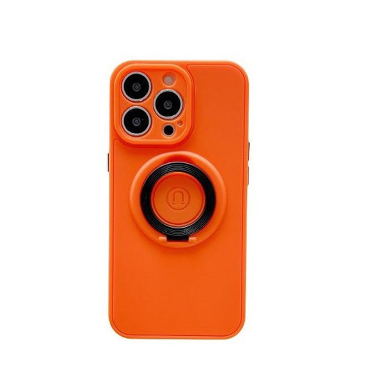 Husa protectie Vivimall compatibila cu Apple iPhone 13 Pro Max Mag Safe Silicone Portocaliu - vivimall.ro