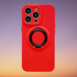 Husa protectie Flippy compatibila cu Apple iPhone 13 Pro Max Mag Safe Silicone Rosu - vivimall.ro