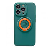 Husa protectie Flippy compatibila cu Apple iPhone 13 Pro Max Mag Safe Silicone Verde - vivimall.ro
