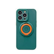 Husa protectie Flippy compatibila cu Apple iPhone 13 Pro Max Mag Safe Silicone Verde - vivimall.ro