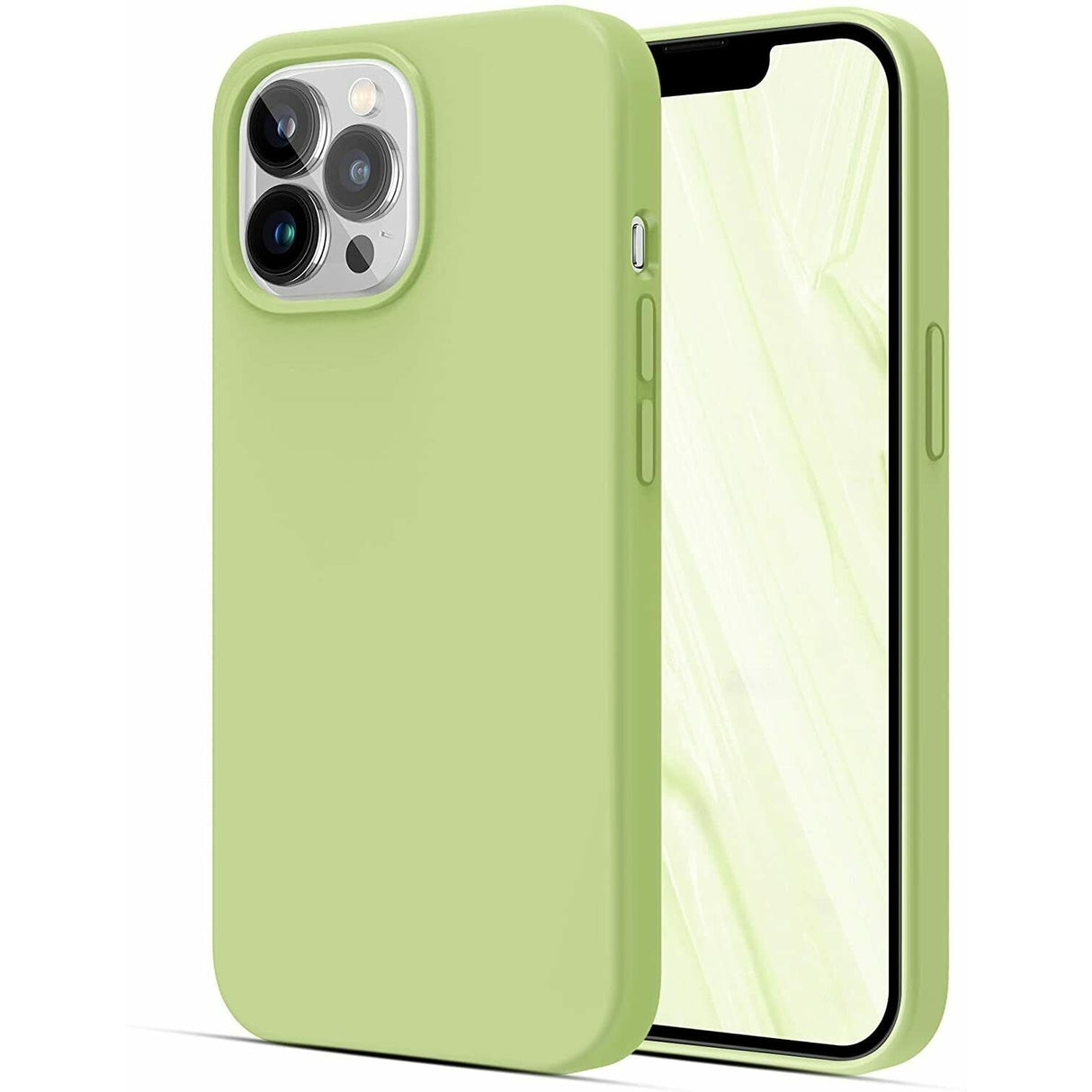Husa protectie Flippy compatibila cu Apple iPhone 13 Pro Max Matte Tpu Verde Mat - vivimall.ro