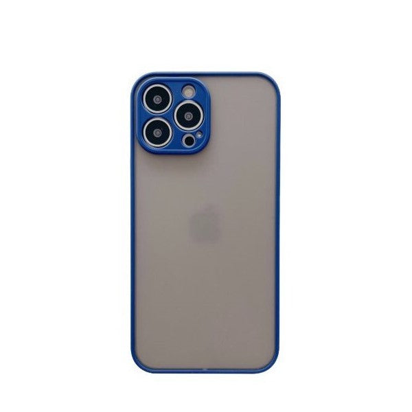 Husa protectie Flippy compatibila cu Apple iPhone 13 Pro Max Phantom Tpu Albastru - vivimall.ro