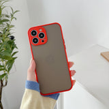 Husa protectie Flippy compatibila cu Apple iPhone 13 Pro Max Phantom Tpu Rosu - vivimall.ro