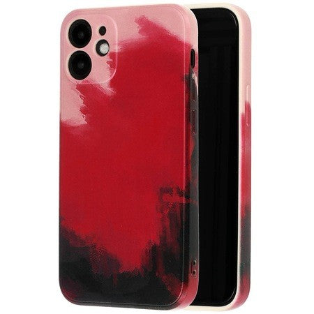 Husa protectie Vivimall compatibila cu Apple iPhone XR Tpu Ombre, Roz/Mov/Negru - vivimall.ro