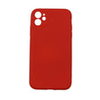 Husa protectie,Flippy, compatibila cu Apple iPhone 12 Liquid Silicone Case Rosu - vivimall.ro