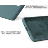 Husa protectie Flippy compatibila cu Huawei Nova 5T Liquid Silicone Case Verde - vivimall.ro