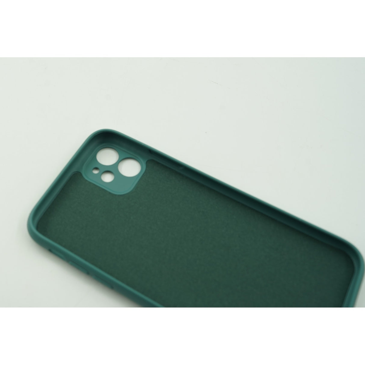 Husa protectie Flippy compatibila cu Huawei P Smart 2020 Liquid Silicone Case Verde - vivimall.ro