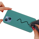 Husa protectie Flippy compatibila cu Huawei P Smart 2020 Liquid Silicone Case Verde - vivimall.ro