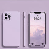 Husa protectie Flippy compatibila cu Huawei P Smart Z Liquid Silicone Case Mov - vivimall.ro