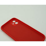 Husa protectie Flippy compatibila cu Huawei P30 Lite Liquid Silicone Case Rosu - vivimall.ro