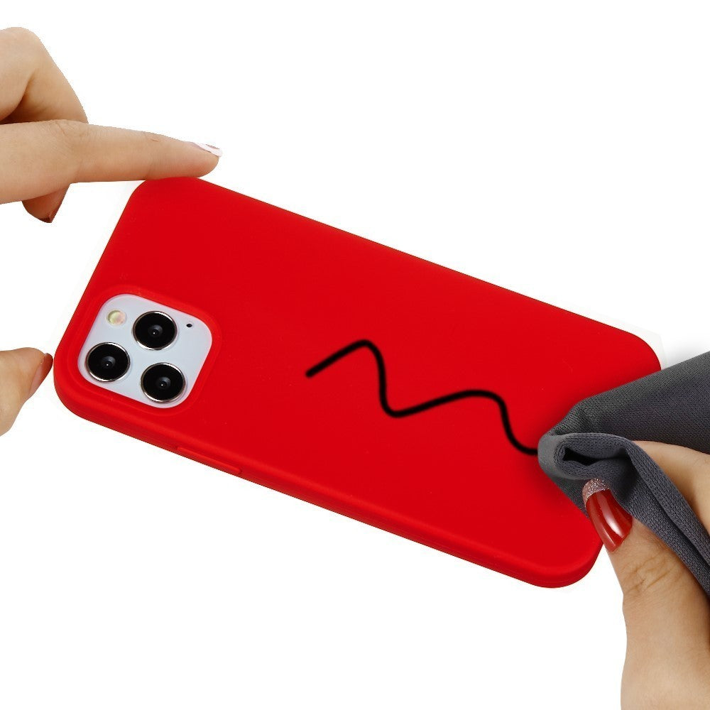 Husa protectie Flippy compatibila cu Huawei P40 Pro Liquid Silicone Case Fucshia - vivimall.ro