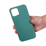 Husa protectie Flippy compatibila cu Huawei Y7 2019 Liquid Silicone Case Verde - vivimall.ro