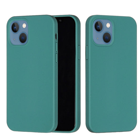 Husa protectie Vivimall compatibila cu Huawei Y7 2019 Liquid Silicone Case Verde - vivimall.ro