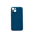 Husa protectie Flippy compatibila cu iPhone 12 (6.1), Liquid MagSafe, ring-shaped, magnetica, Albastru - vivimall.ro