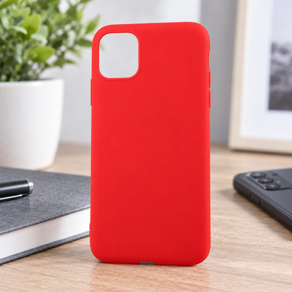 Husa protectie Vivimall compatibila cu Samsung A03s Matte Tpu Rosu Mat
