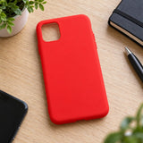 Husa protectie Vivimall compatibila cu Samsung A03s Matte Tpu Rosu Mat
