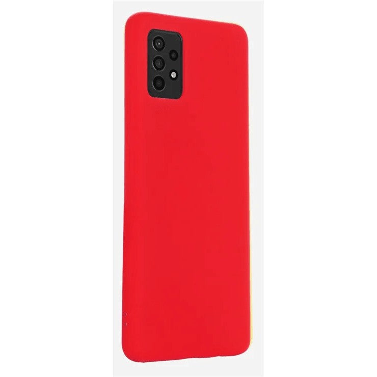 Husa de Protectie, Flippy, pentru Samsung Galaxy A52, din Silicon Lichid, Rosu - vivimall.ro