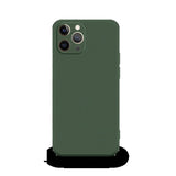 Husa protectie Flippy compatibila cu Samsung Galaxy A21S Liquid Silicone Case Verde - vivimall.ro