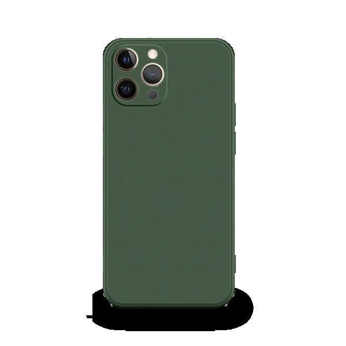 Husa protectie Flippy compatibila cu Samsung Galaxy A21S Liquid Silicone Case Verde - vivimall.ro