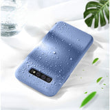 Husa protectie Flippy compatibila cu Samsung Galaxy S10 E Liquid Silicone Case Mov - vivimall.ro