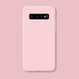 Husa protectie Flippy compatibila cu Samsung Galaxy S10 Liquid Silicone Case Roz - vivimall.ro