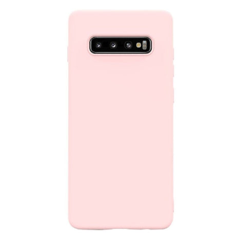 Husa protectie Flippy compatibila cu Samsung Galaxy S10 Plus Matte Tpu Roz - vivimall.ro