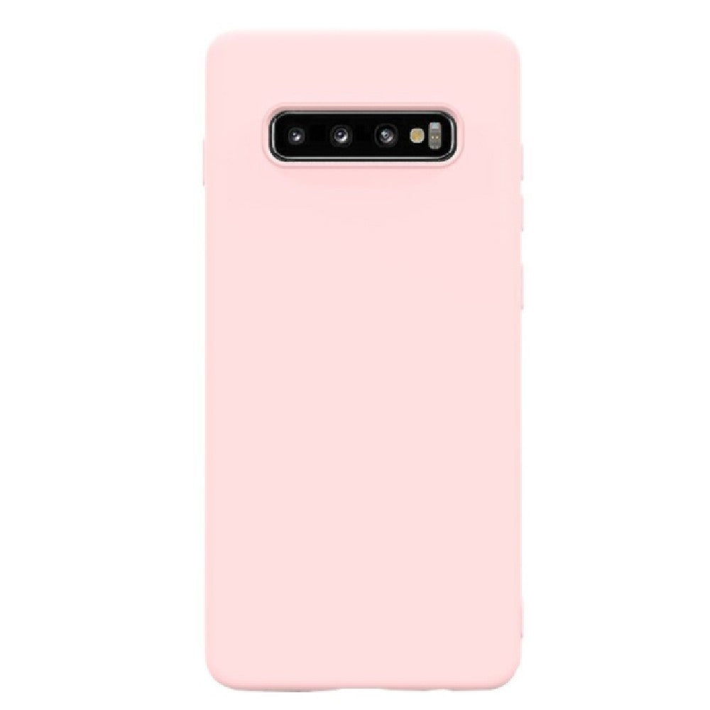 Husa protectie Flippy compatibila cu Samsung Galaxy S10E Matte Tpu Roz - vivimall.ro