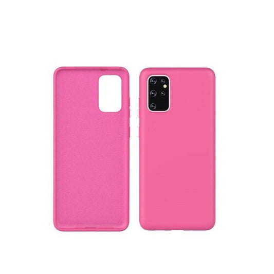 Husa protectie Vivimall compatibila cu Samsung Galaxy S21 Ultra Liquid Silicone Case, Fuchsia - vivimall.ro