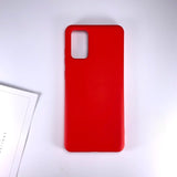 Husa protectie Flippy compatibila cu Samsung Galaxy S21 Ultra Liquid Silicone Case Rosu - vivimall.ro