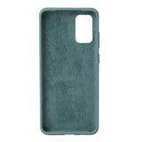 Husa protectie Flippy compatibila cu Samsung Galaxy S21 Ultra Liquid Silicone Case Verde - vivimall.ro