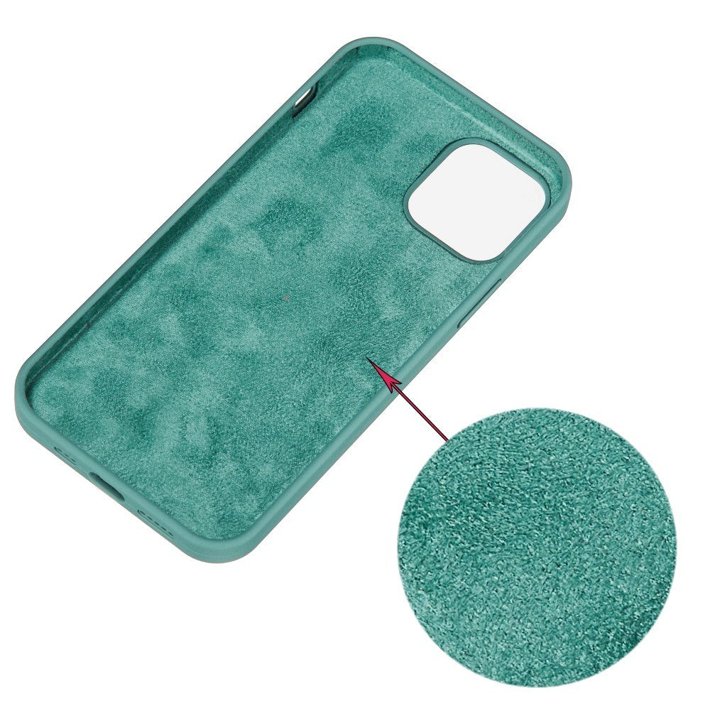 Husa protectie Flippy compatibila cu Samsung S20 Plus Liquid Silicone Case Verde - vivimall.ro