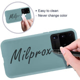 Husa protectie Flippy compatibila cu Samsung S20 Ultra Liquid Silicone Case Verde - vivimall.ro