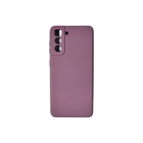 Husa protectie Flippy compatibila cu Samsung S21 5G Liquid Silicone Case Mov - vivimall.ro