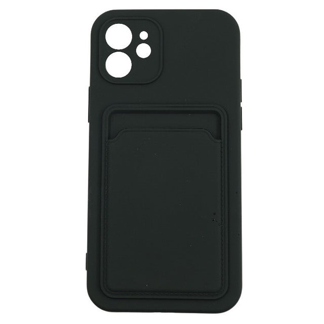 Husa protectie Flippy cu suport card compatibila cu Apple iPhone 11 Pro Negru - vivimall.ro