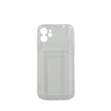 Husa protectie Flippy cu suport card compatibila cu Samsung Galaxy S21 Ultra Transparent - vivimall.ro