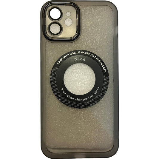 Husa protectie Vivimall pentru Apple iPhone 11, decupaj logo, magnetica, Protectie Camera, Negru - vivimall.ro