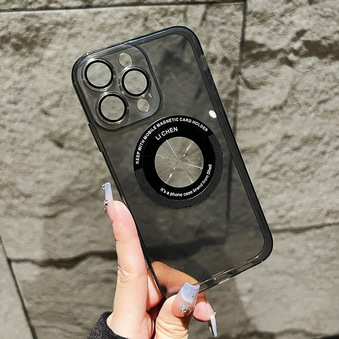 Husa protectie Flippy pentru Apple iPhone 13 Pro decupaj logo, magnetica, Protectie Camera, Negru - vivimall.ro