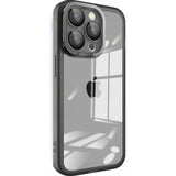 Husa protectie Flippy pentru Apple iPhone 13 Electroplated cu  suport pentru camera, 1.5 mm grosime, protectie camera, Negru - vivimall.ro