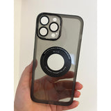 Husa protectie Flippy pentru Apple iPhone 13 Pro Max decupaj logo, magnetica, Protectie Camera, Negru - vivimall.ro