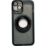Husa protectie Flippy pentru Apple iPhone 14 Plus decupaj logo, magnetica, Protectie Camera, Negru - vivimall.ro
