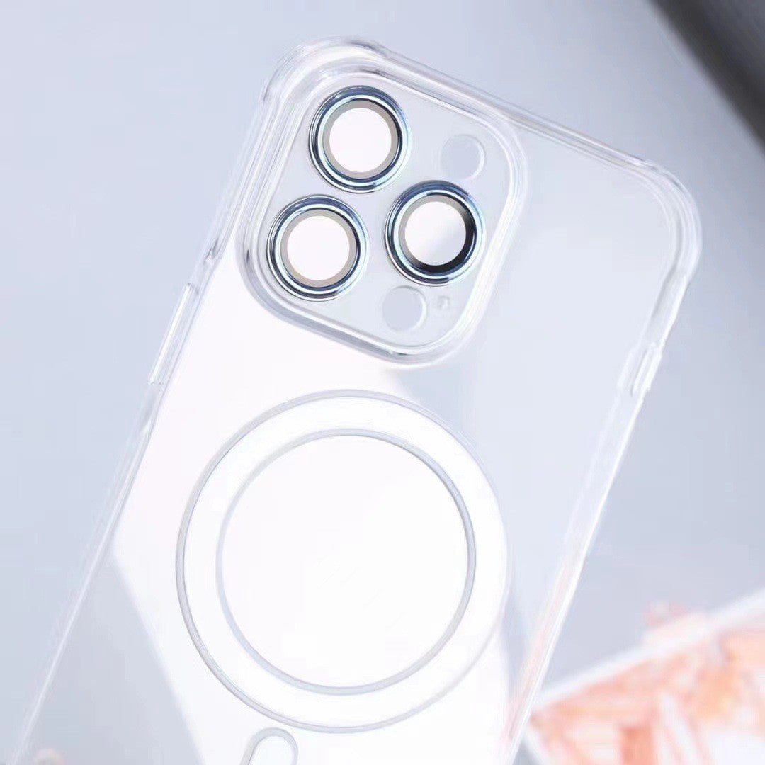 Husa protectie Flippy pentru Apple iPhone 14 Pro, MagSafe Silicone, Protectie si folie camera inclusa, protectie camera, Fumuriu - vivimall.ro