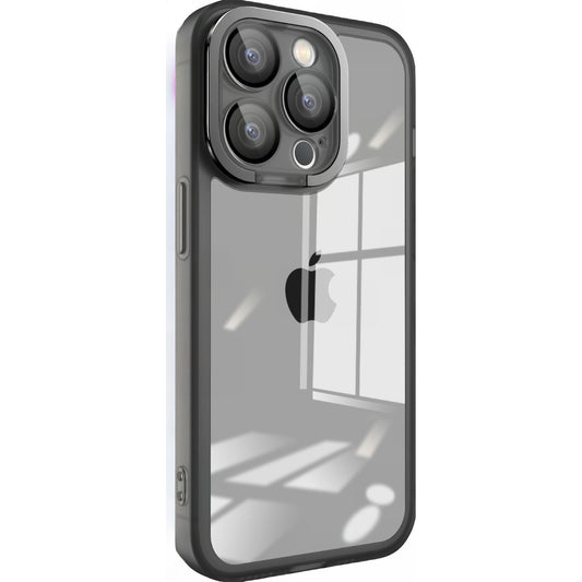 Husa protectie Vivimall pentru Samsung A03 Electroplated cu  suport pentru camera, 1.5 mm grosime, protectie camera, Negru - vivimall.ro