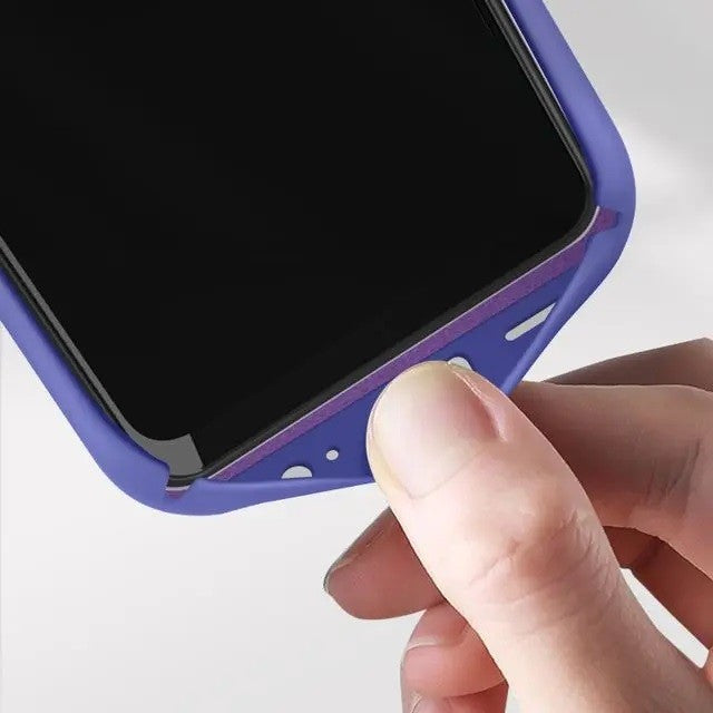 Husa protectie Flippy pentru Samsung A22 5G Liquid Silicone Mov - vivimall.ro