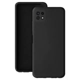 Husa protectie Flippy pentru Samsung A22 5G Liquid Silicone Negru - vivimall.ro