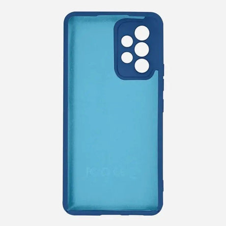 Husa protectie Flippy pentru Samsung A53 5G Liquid Silicone Albastru Inchis - vivimall.ro