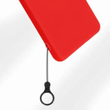 Husa protectie Flippy pentru Samsung A53 5G Liquid Silicone Rosu - vivimall.ro