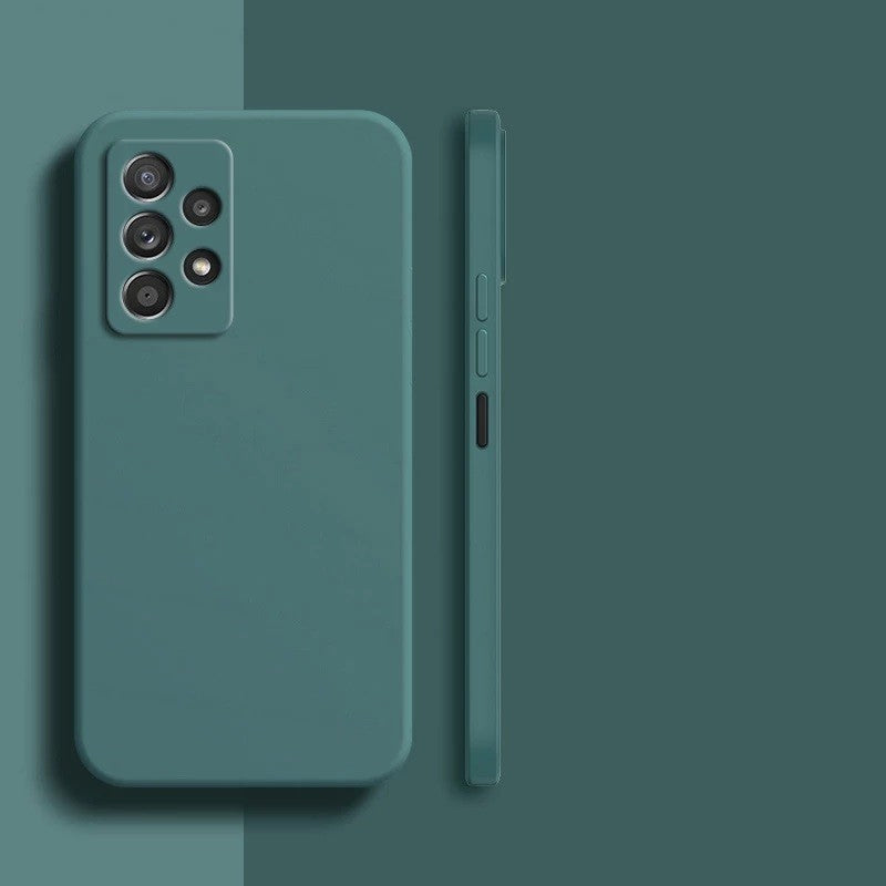Husa protectie Flippy pentru Samsung A53 5G Liquid Silicone Verde - vivimall.ro