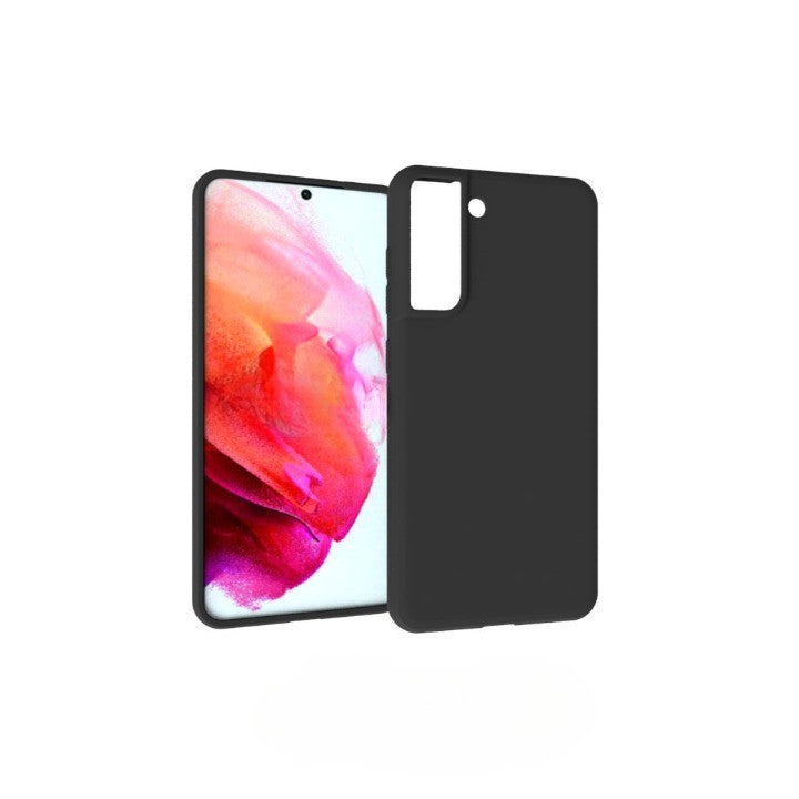 Husa protectie Flippy pentru Samsung S21 FE Liquid Silicone Negru - vivimall.ro