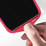 Husa protectie Flippy pentru Samsung S21 FE Liquid Silicone Fuchsia/Roz - vivimall.ro